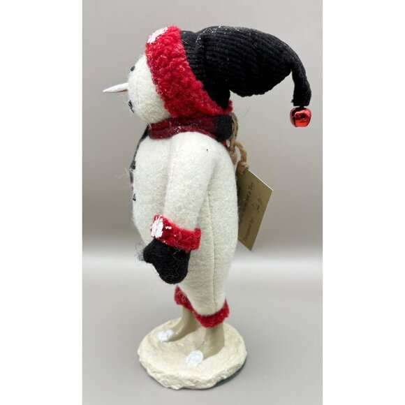 Vintage Cody Foster Primitive Snowman ESC Trading Rustic Folk Art 2002 9 Inch - Picture 6 of 8